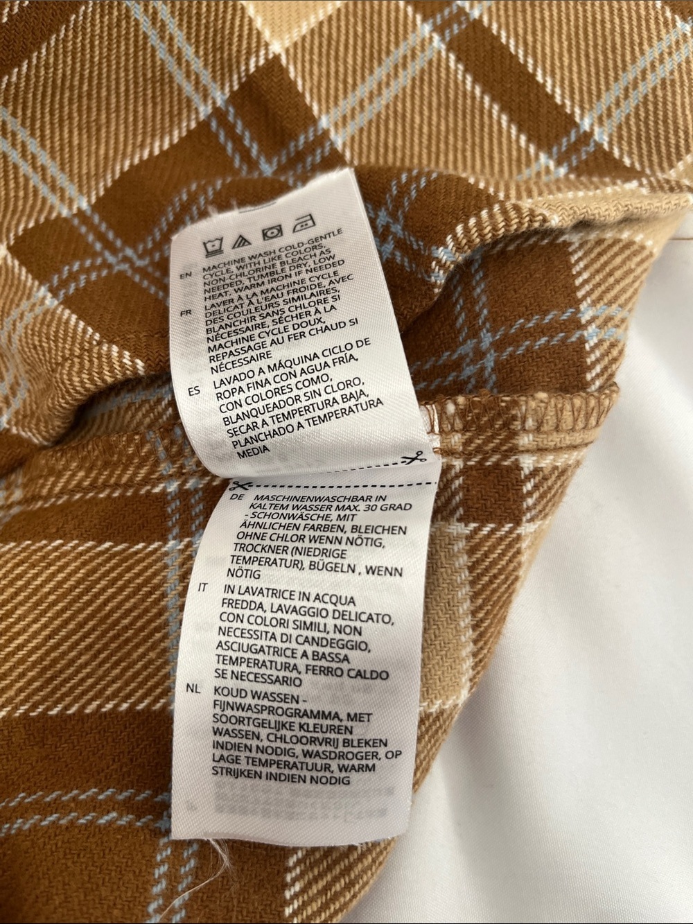 Brixton Brown, Cream & Tan Plaid Button-Down Shirt - Picture 9 of 14
